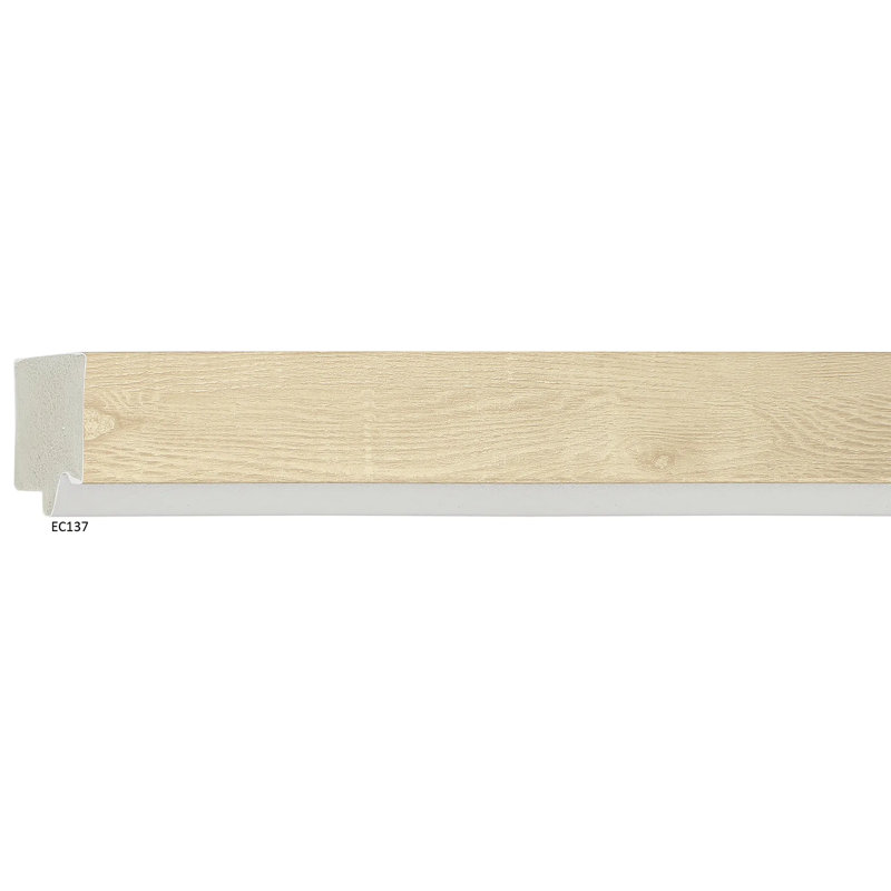 Value Core, 46,75 po x 27,75 po, Blanc délavé / argent