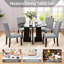 Round Dining Table for 4