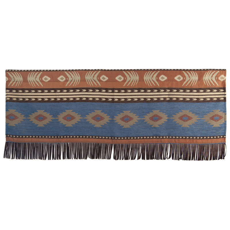 Sierra Geometric Tailored Window Valance