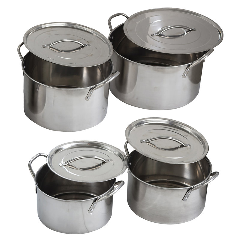 AmeriHome 23 Quarts Stainless Steel Stock Pot