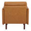 Fauteuil en cuir Reachel