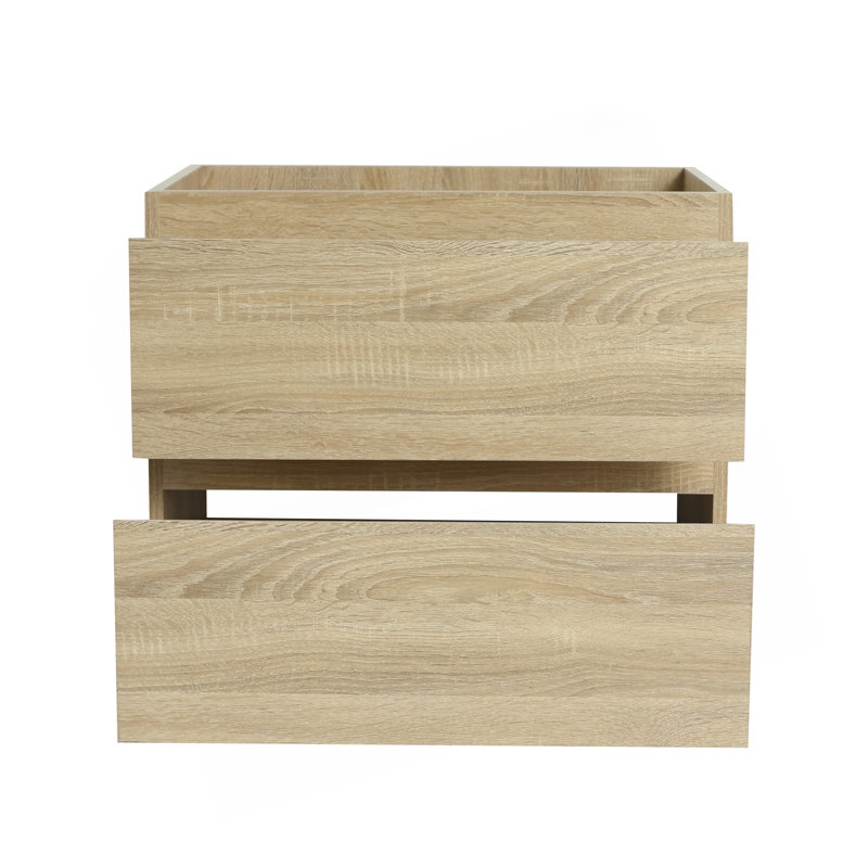 Meuble-lavabo mural 24 po (23-3 / 8 po) (seulement le corps de l'armoire), Light Oak