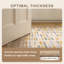 Tapis Ochre2 moderne à rayures effet pinceau, doré, vert et gris, lavable à la machine, antidérapant, à poils courts, pour l'intérieur et l'extérieur, adapté aux animaux domestiques, idéal pour le salon, la chambre, la salle à manger, l'entrée, le couloir ou le bureau.-505461130