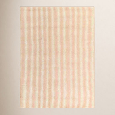 Lola Pink Hand-Tufted Striped Wool Rug