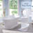 58.87'' x 31'' Freestanding Acrylic Bathtub