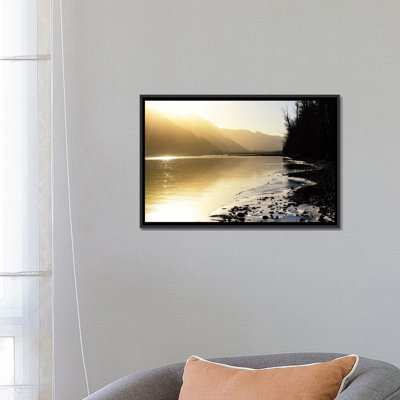 «Knik River, Southern Alaska III», reproduction de photo sur toile