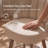 Counter Height Bar Stools,Swivel Bar Stools with Backs,Barstools Set of 2,26'' Solid Wood Legs,Thick Seat Upholstered Linen Fabric Counter Height Stools in Sand-561353373-561896828