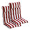  Ensemble de coussins de chaise de patio à haut dossier de 2, 47 x 21 x 2,4 po