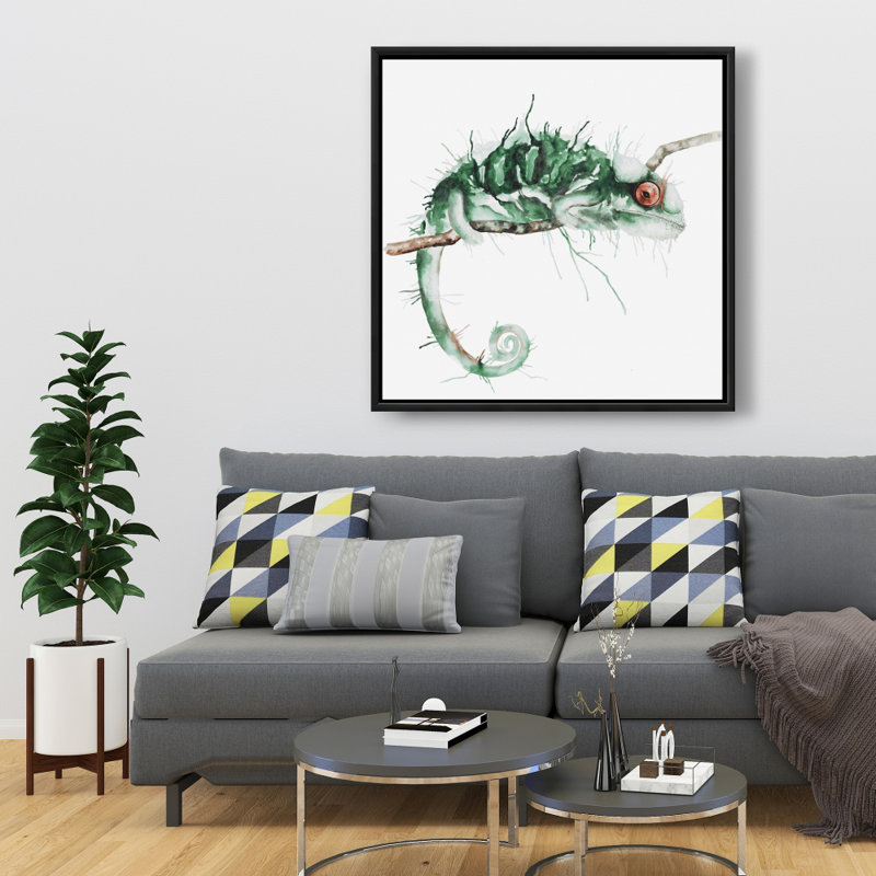 «Chameleon On The Lookout» sur toile