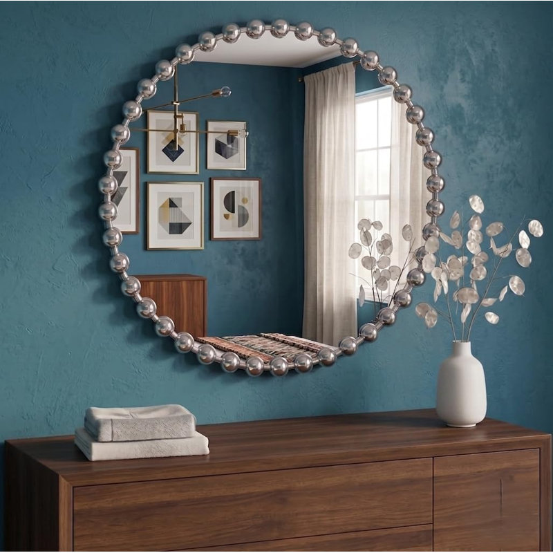 Plastic Round Wall Mirror