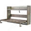 Lit escamotable simple TG avec bureau, lumière DEL et station de charge USB-190926680