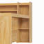 Lit de jour en bois avec tablettes de rangement, lit multifonctionnel avec lit gigogne et bureau d'étude-1573919983
