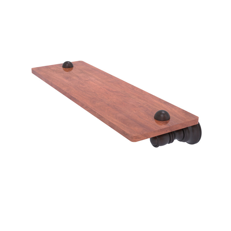 Tablette en bois Freyja, H 2,4 po x l 16 po x P 5,54 po, Bronze vénitien