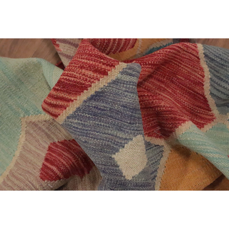Vegetable Dye Kilim Flat Weave Rug 5x7