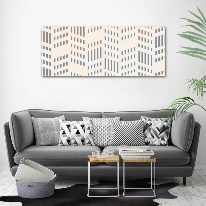 Geometric Background - Wrapped Canvas Print
