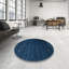 Tapis contemporain bleu foncé-1453504304