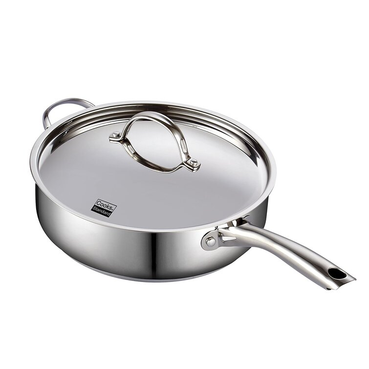 Classic Stainless Steel Saucepan with Lid