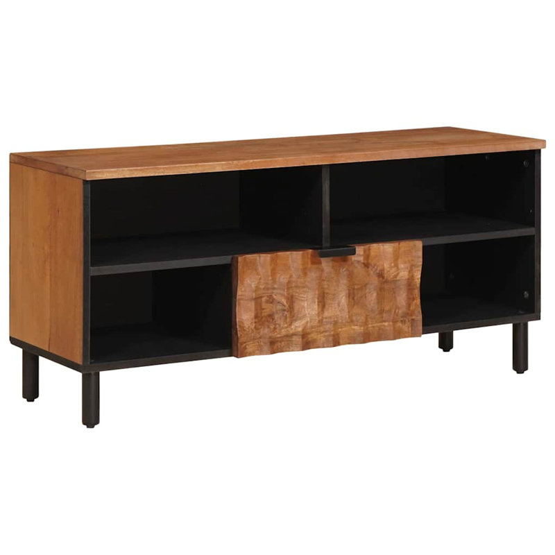 Unfinished TV Stand for TVs up to 88", Acacia Brown 
