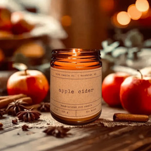 Apple Cider Scented Soy Candle