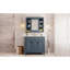 Meuble-lavabo 36 po avec lavabo supérieur, armoire à miroir bleu royal, armoire de rangement moderne avec 2 portes à fermeture douce et 2 tiroirs, meuble-lavabo simple-1526385863