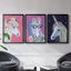 Unicorn II - ensemble de 3 reproductions d'art-1875798478-1875798479