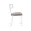 Chaise d'appoint en velours Hadrian