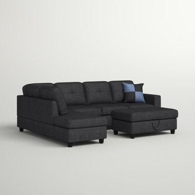 Canapé modulaire avec repose-pieds Asenath