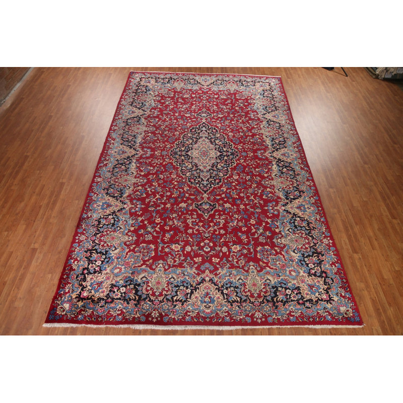 Tapis traditionnel rouge 10x16