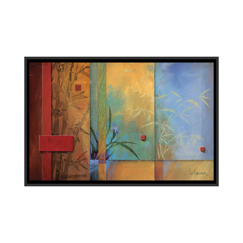 « spa rêves », reproduction d’art sur toile tendue, H 18 po x l 26 po x P 1,5 po, Toile avec cadre noir, Pas de tapis