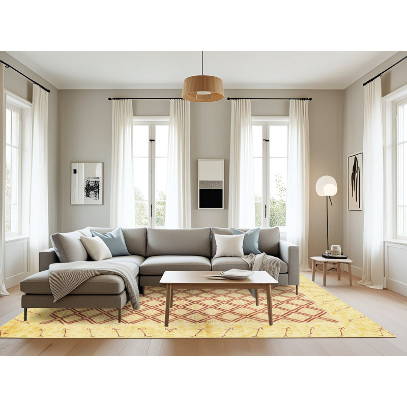 Tapis abstrait moderne 3313, Rectangle 8 pi x 12 pi
