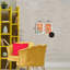 Ensemble de 2 plaques murales Midcentury Flower Abstracts, design par Yvette St. Amant-2135415957