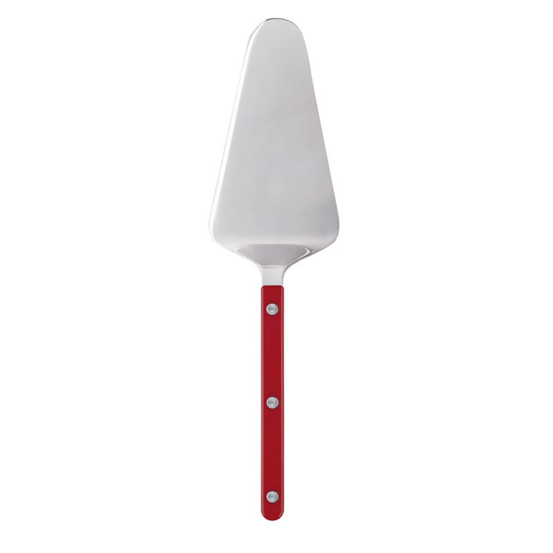 Bistrot Solid Cake Server, Red