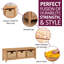 Elaina Solid Wood Storage Bench