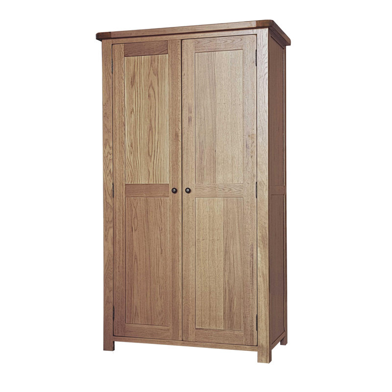 2 Door Solid Wood Wardrobe