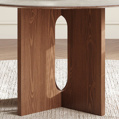 Simple French retro style round dining table sets