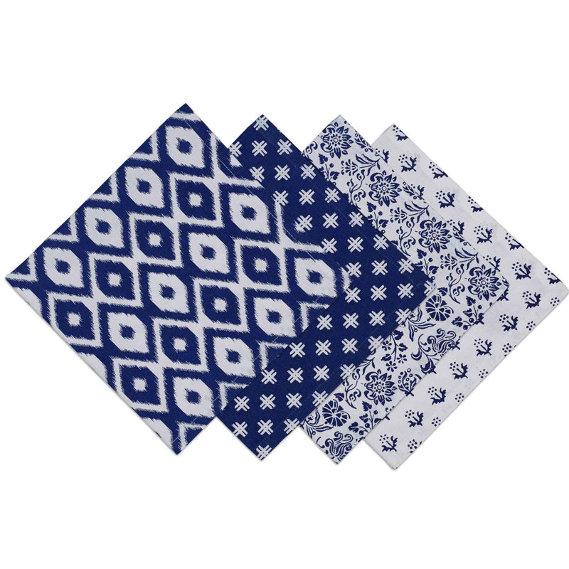 Derryberry Cotton Abstract Square Napkin