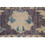 Tapis décoratif en laine de conception unique 7 pi 7 po x 9 pi 5 po noué à la main New Age en gris/beige/bleu