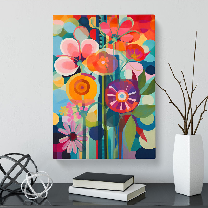 Gisa Flowers Orphism Vol.2 - Wrapped Canvas Print, 50cm H x 35cm W x 3cm D