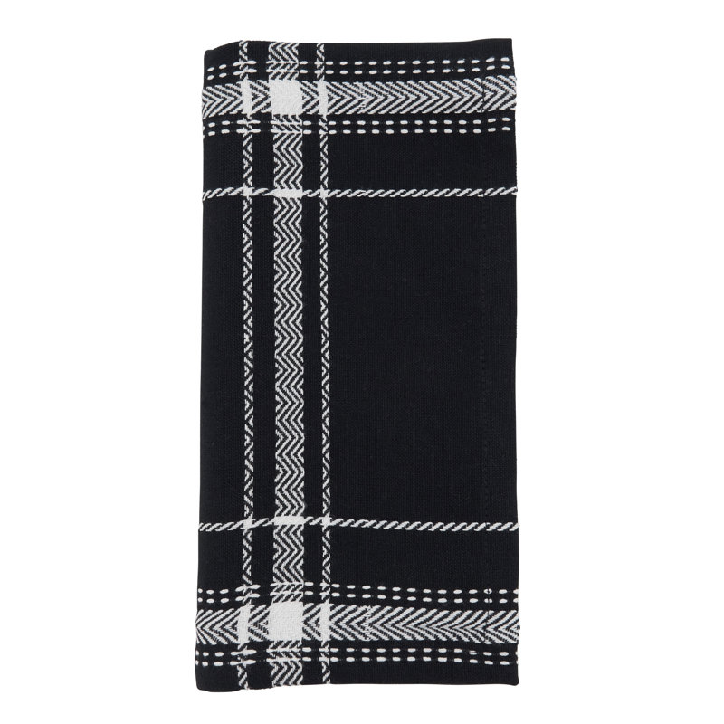 Theodulus Cotton Plaid Square Napkin