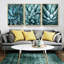 Cactus - ensemble de 3 reproductions d'art sur toile-1092159076