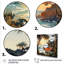 Coucher de soleil hamac près de la plage II - art mural côtier tropical-580021-579978