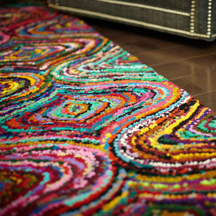 Chopra Geometric Cotton Area Rug