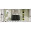 Ensemble de meuble-lavabo 36 po avec lavabo en céramique 36 po, armoire de salle de bain simple autoportante moderne à 4 tiroirs et 2 armoires, meuble de rangement pour salle de bain, ensemble de meuble-lavabo à cadre en bois massif-1547196950
