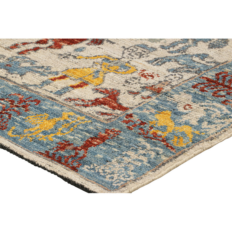 Rug & Kilim’S Caucasian Style Rug With Colorful Horse Rider Pictorials