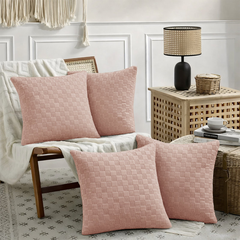 Albelo Square Cushion, Pink