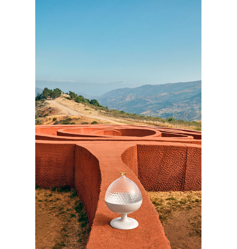 Pumo Decorative Box, Transparent/White