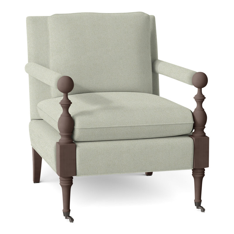 Leslie Armchair, 8794 Parchment, Tobacco