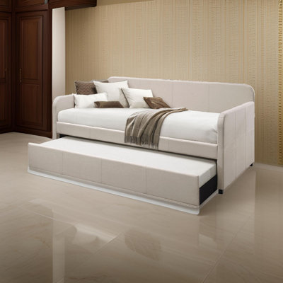 Lit simple tapissier avec couchette Aleine