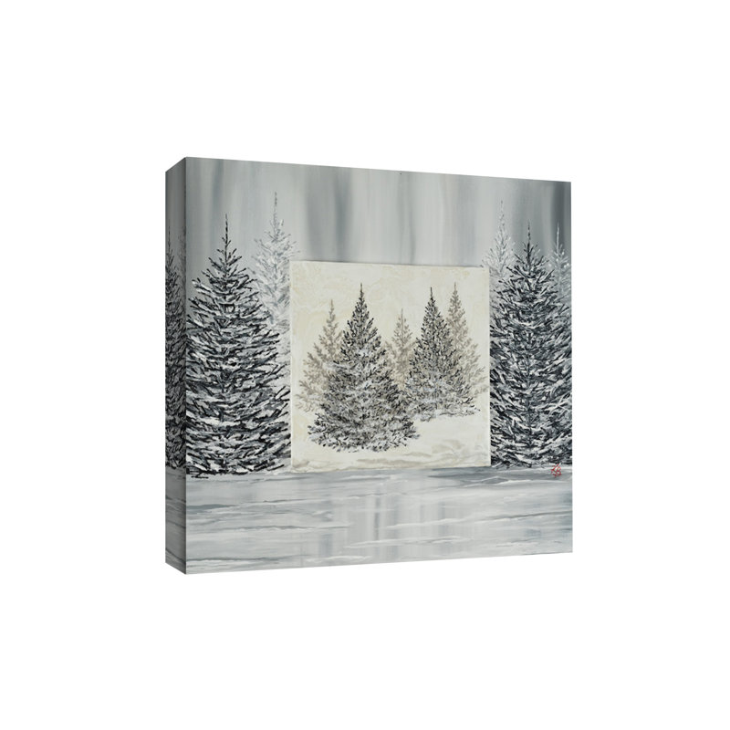 «Pine Portrait», art mural sur toile, Toile tendue, H 20 po x l 20 po