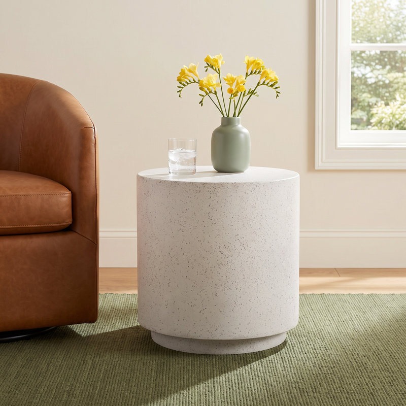 Sur Concrete Top End Table